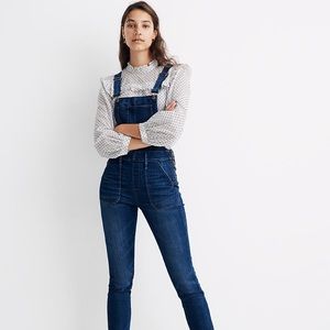 Madewell skinny overalls size small